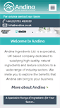 Mobile Screenshot of andina.co.uk